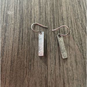 Silpada Designs bar drop earring.  .925 Sterling Silver